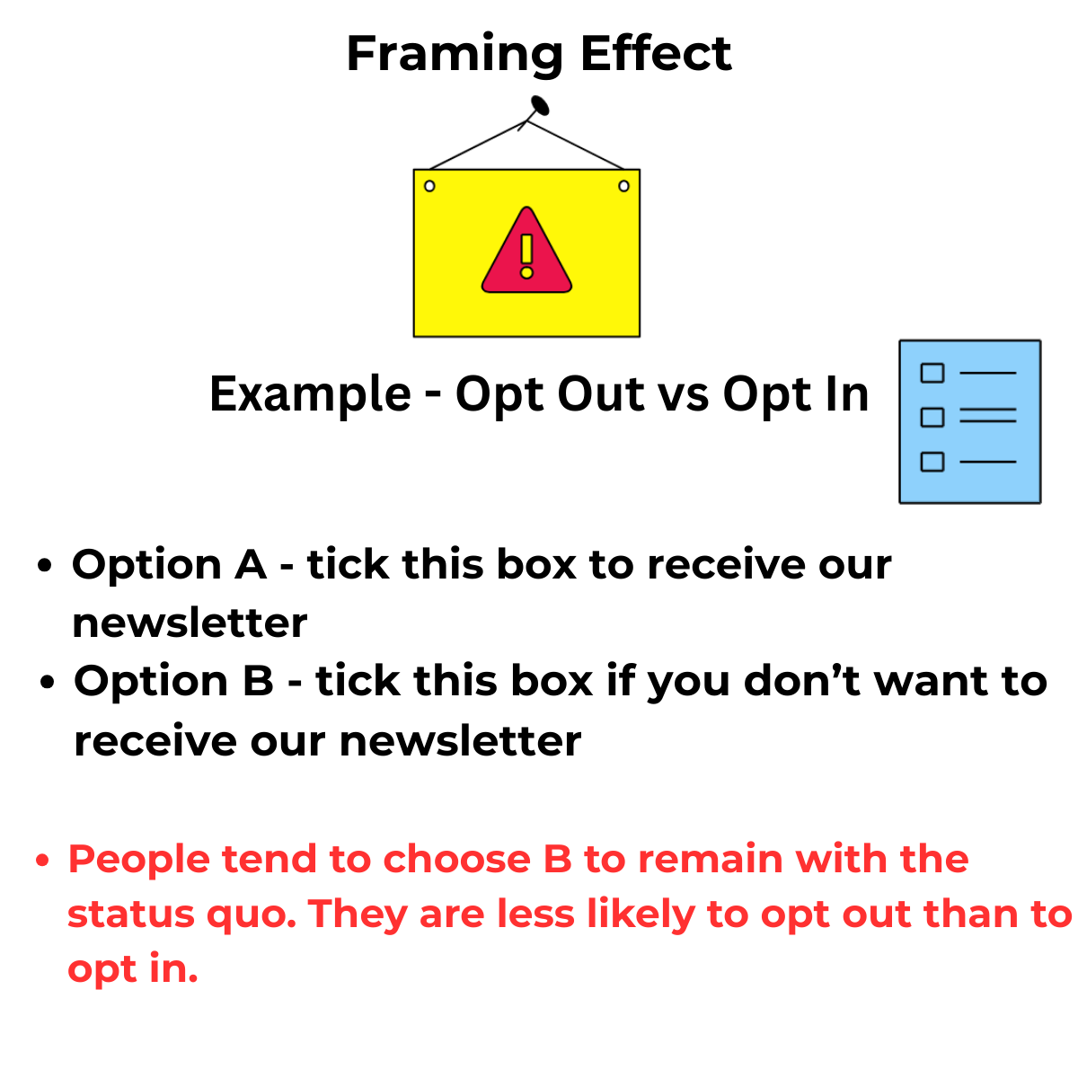 Framing Effect Example