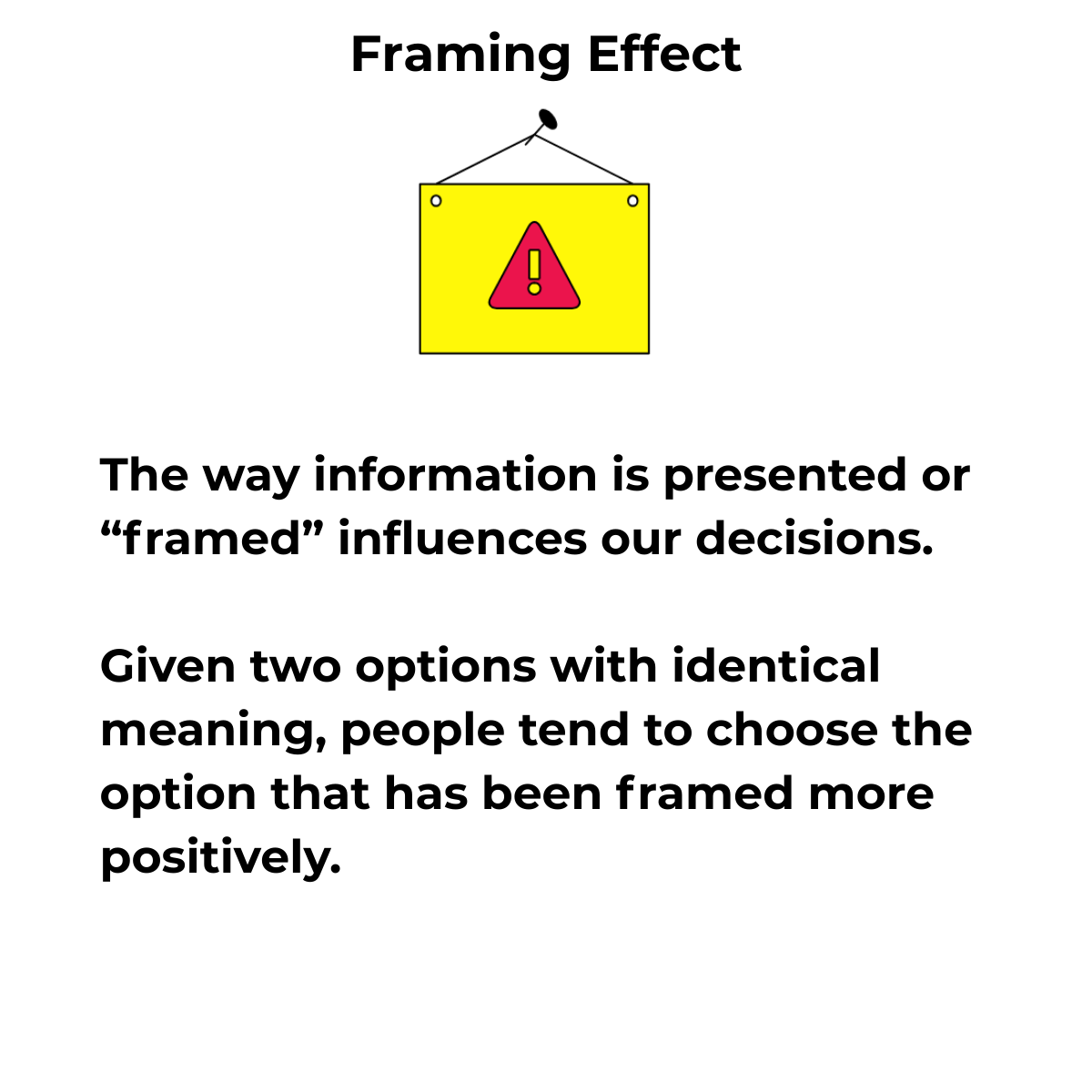 Framing Effect 